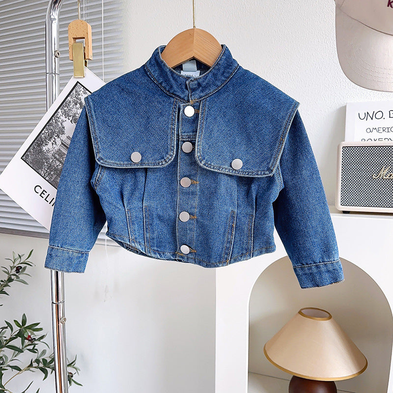 Conjunto Infantil Mujer Vaqueros con Botoncitos