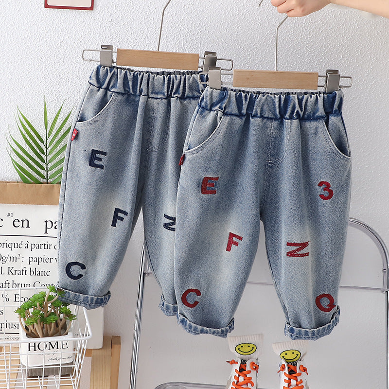Pantalones Infantiles Letrinhas