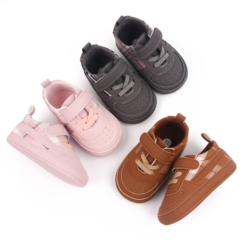 Zapatillas de Cuadros con Velcro para Niños