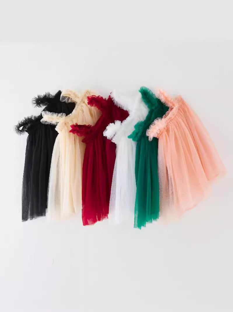 Vestido de tul infantil