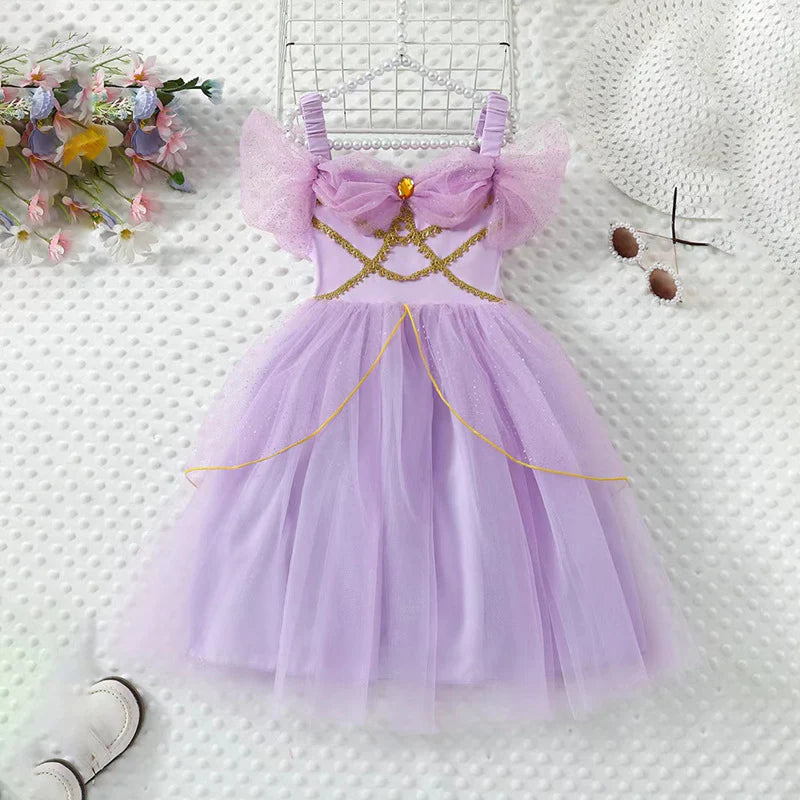 Vestido Infantil Princesa Brillante