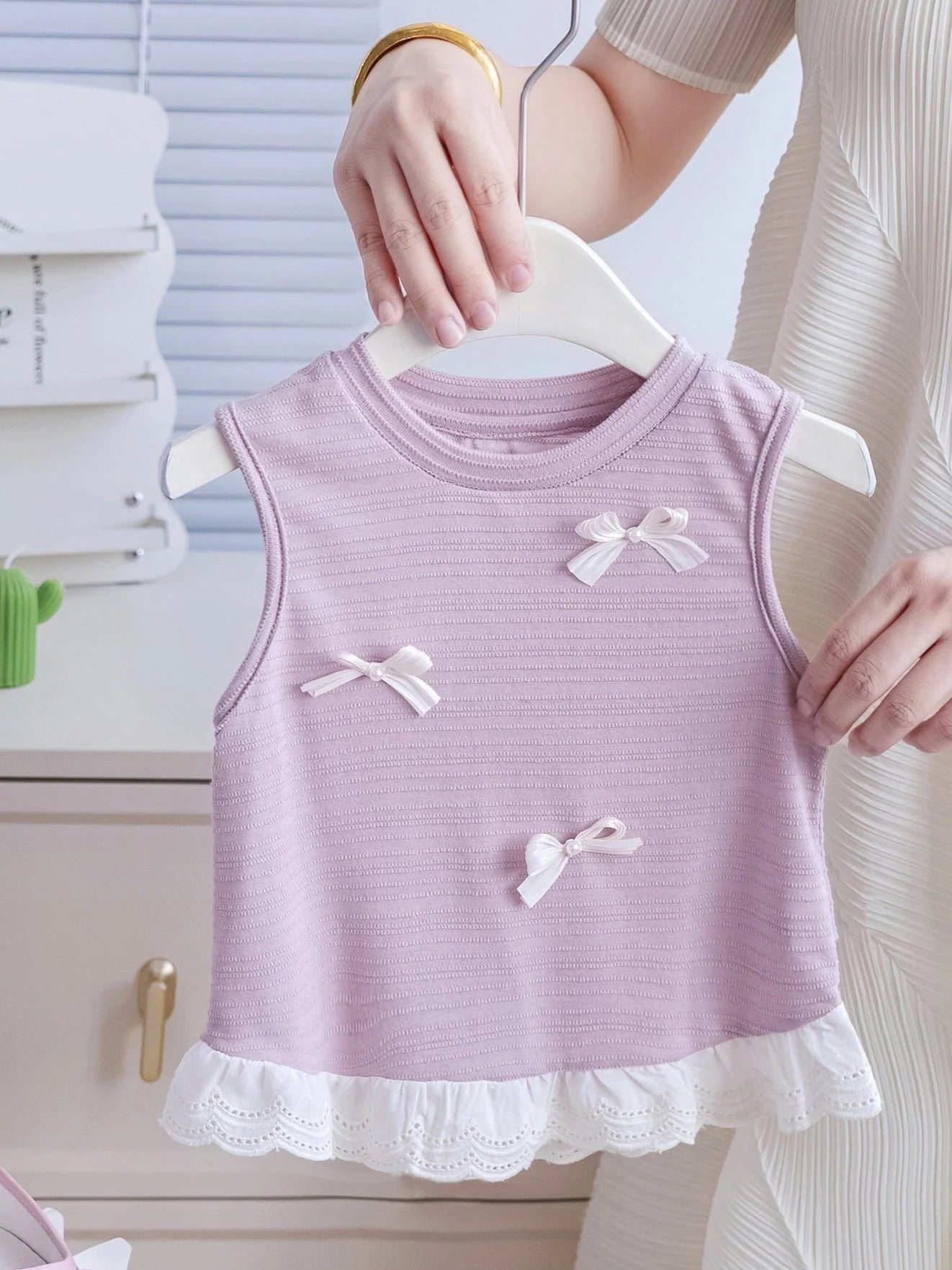 Blusa Infantil Mujer Lazos