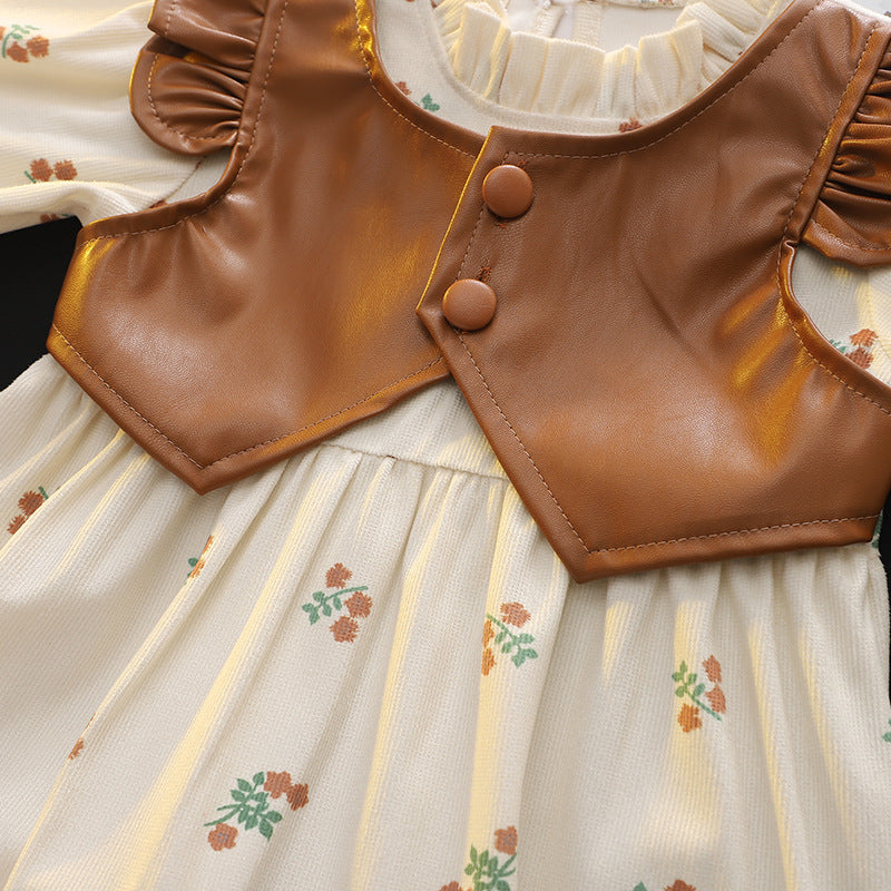 Vestido de Flores para Niños + Chaleco