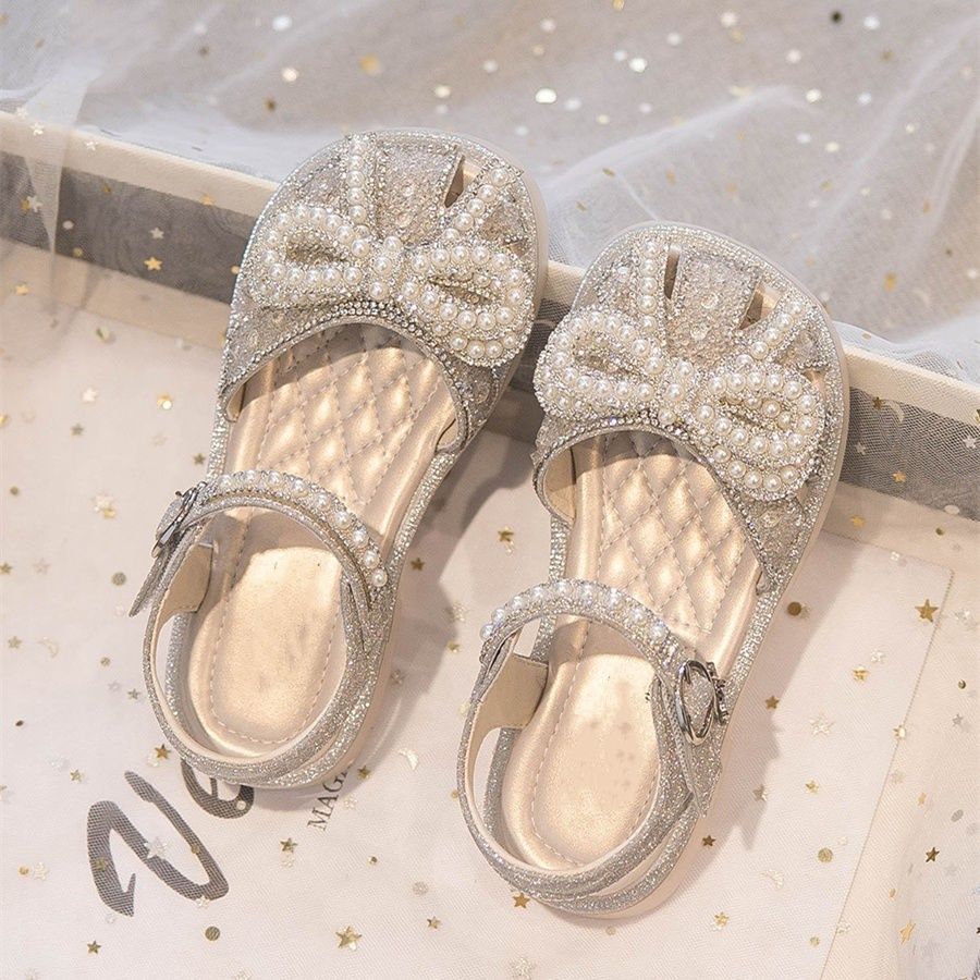 Zapatos Infantiles Encaje Perlas