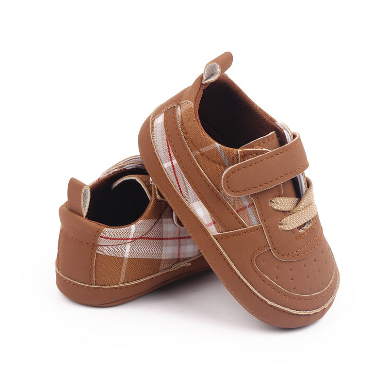 Zapatillas de Cuadros con Velcro para Niños
