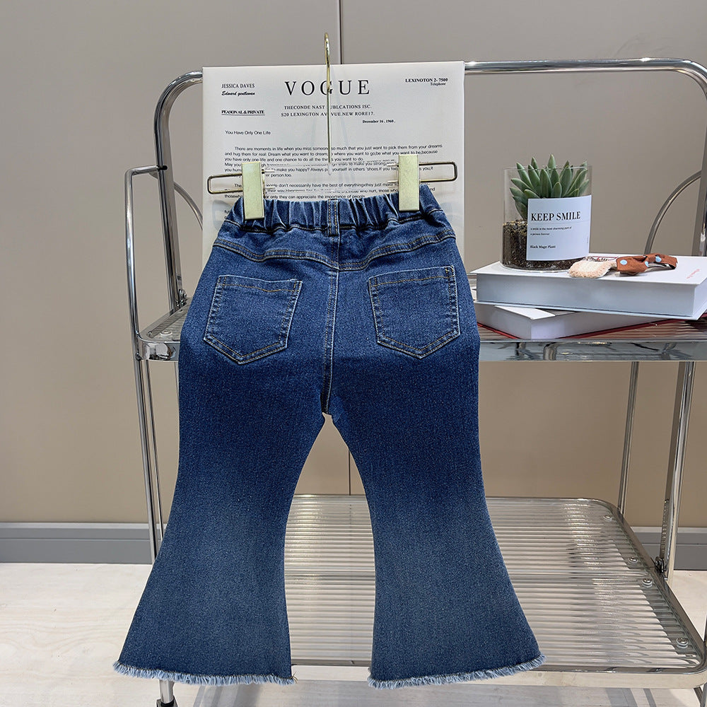 Pantalones Niñas Pequeño Corazón