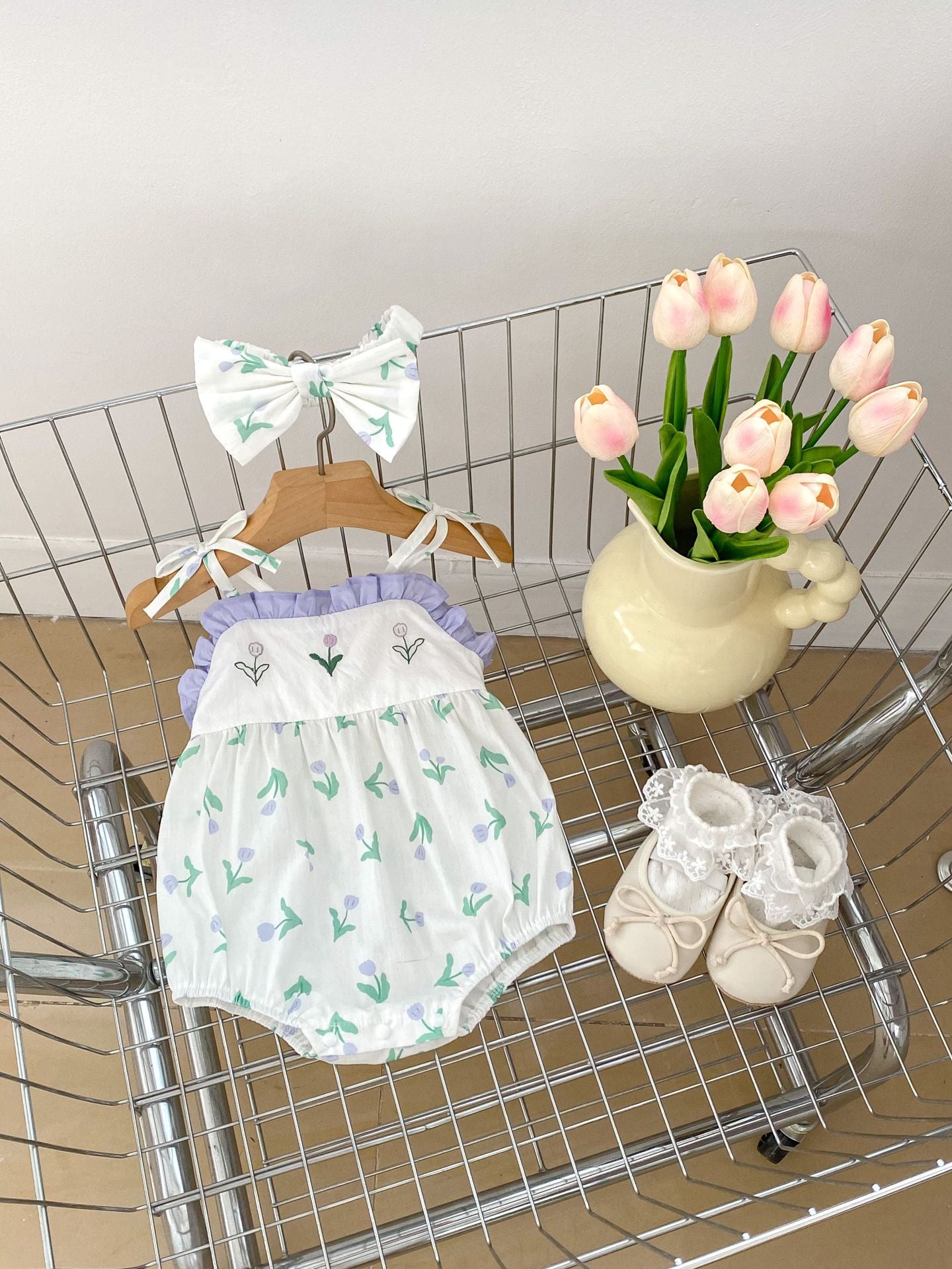Body Infantil Mujer Tulipanes de Verano