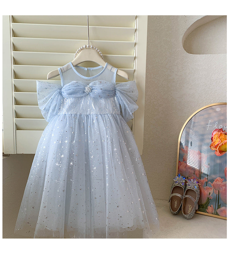 Vestido Infantil Princesa Brillante