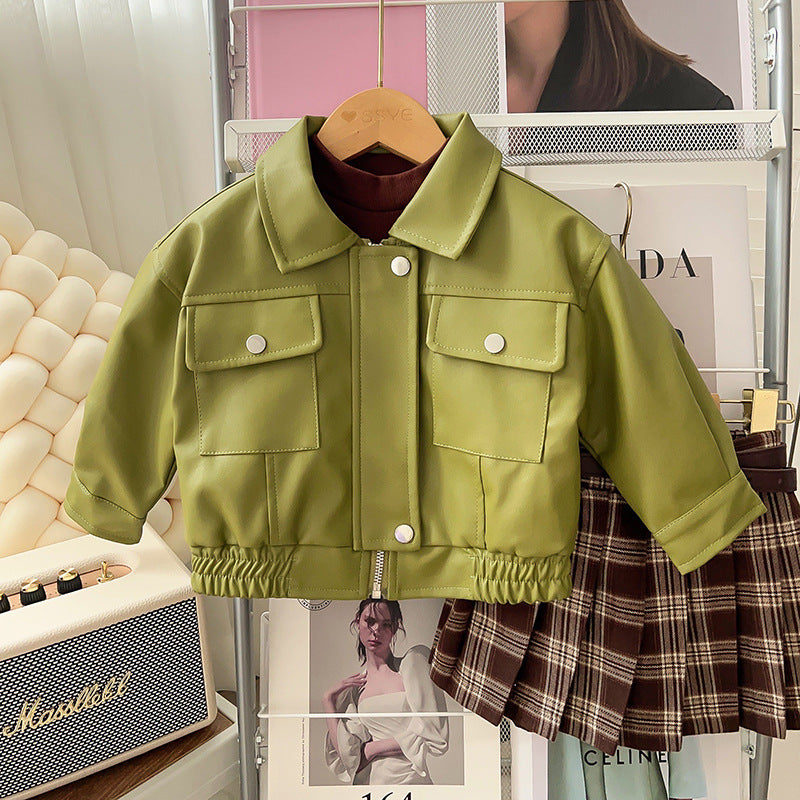 Chaqueta  Bolsos de Cuero para Niños