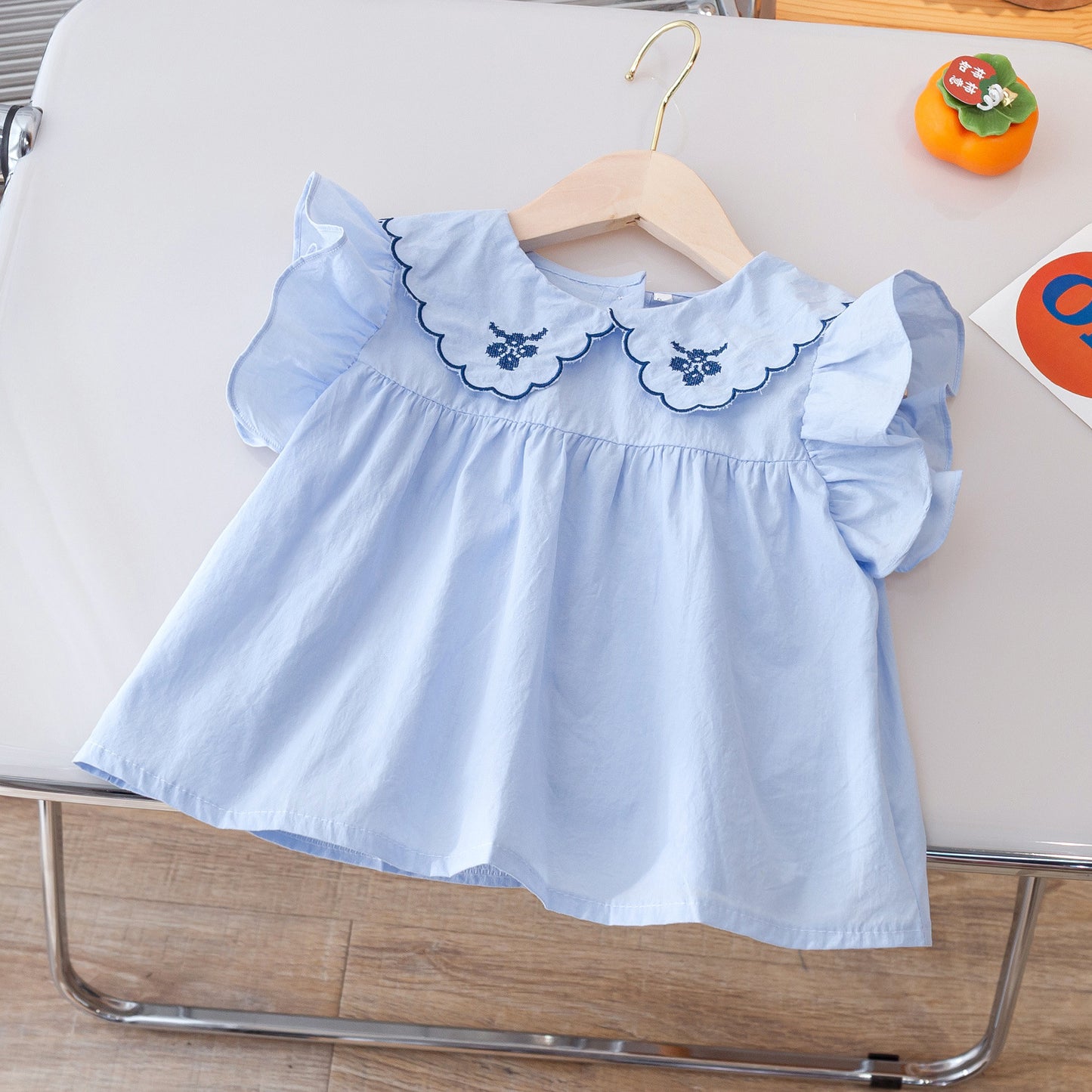 Blusa Infantil Cuello Bodada