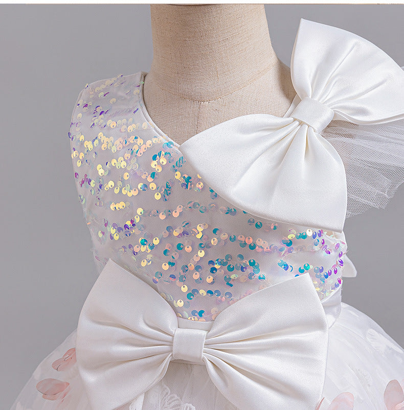 Vestido Infantil Lazo Mariposa