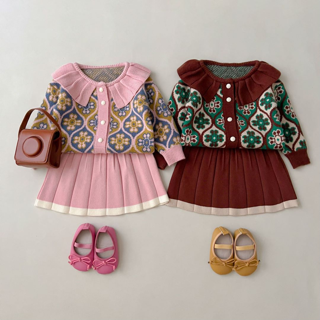 Conjunto Infantil Tejiendo Florecitas