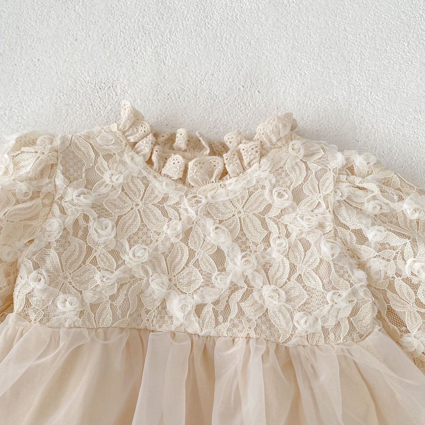 Body de Niña Con Flores y Tul