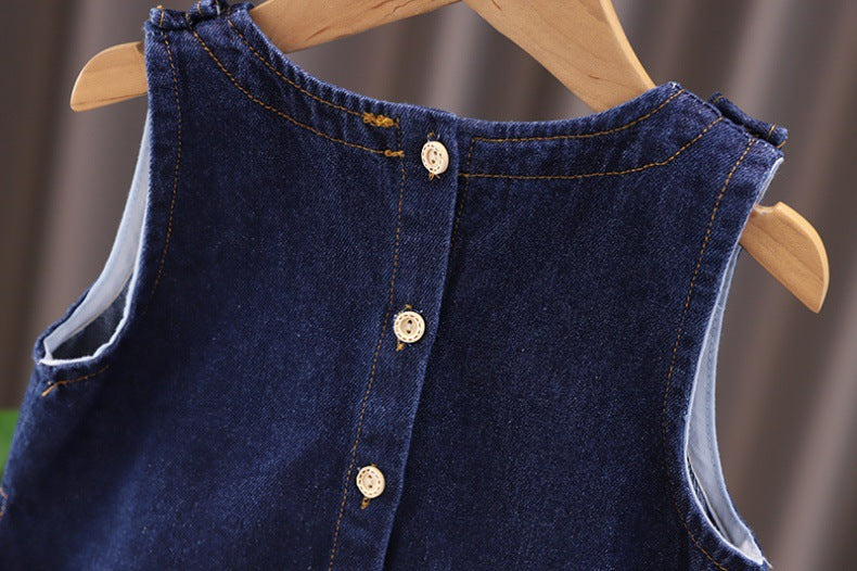 Conjunto Infantil Mujer 3 Piezas Corazones