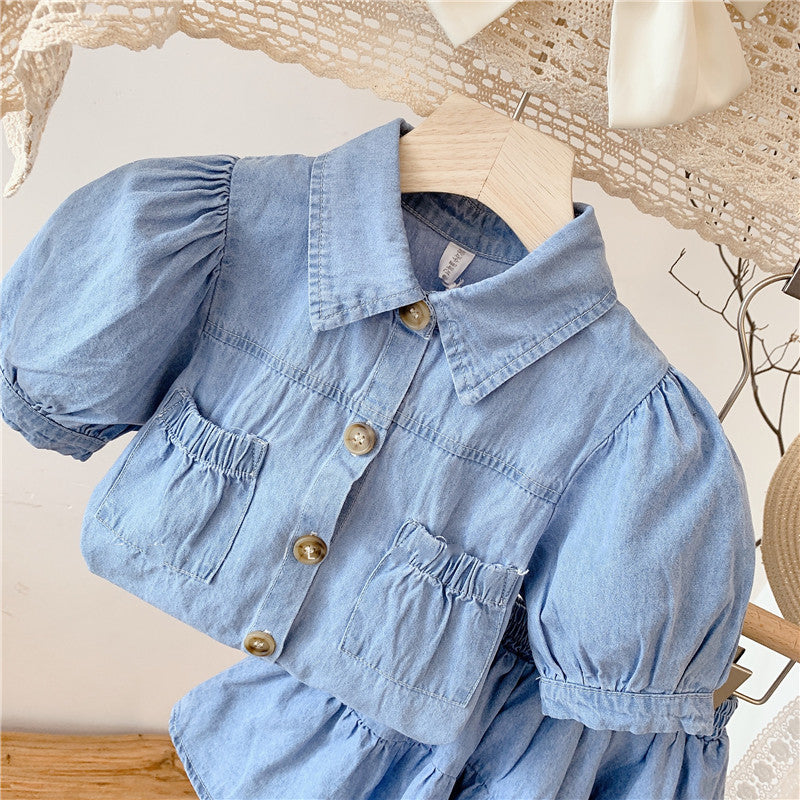 Conjunto Infantil con Bolsillos Jeans