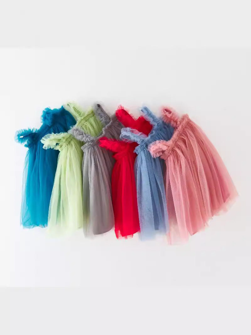 Vestido de tul infantil