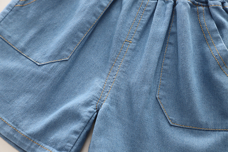 Conjunto de Polo Vaquero Infantil con Animal