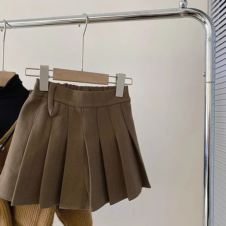 Conjunto de Suéter y Falda Plisada para Niños