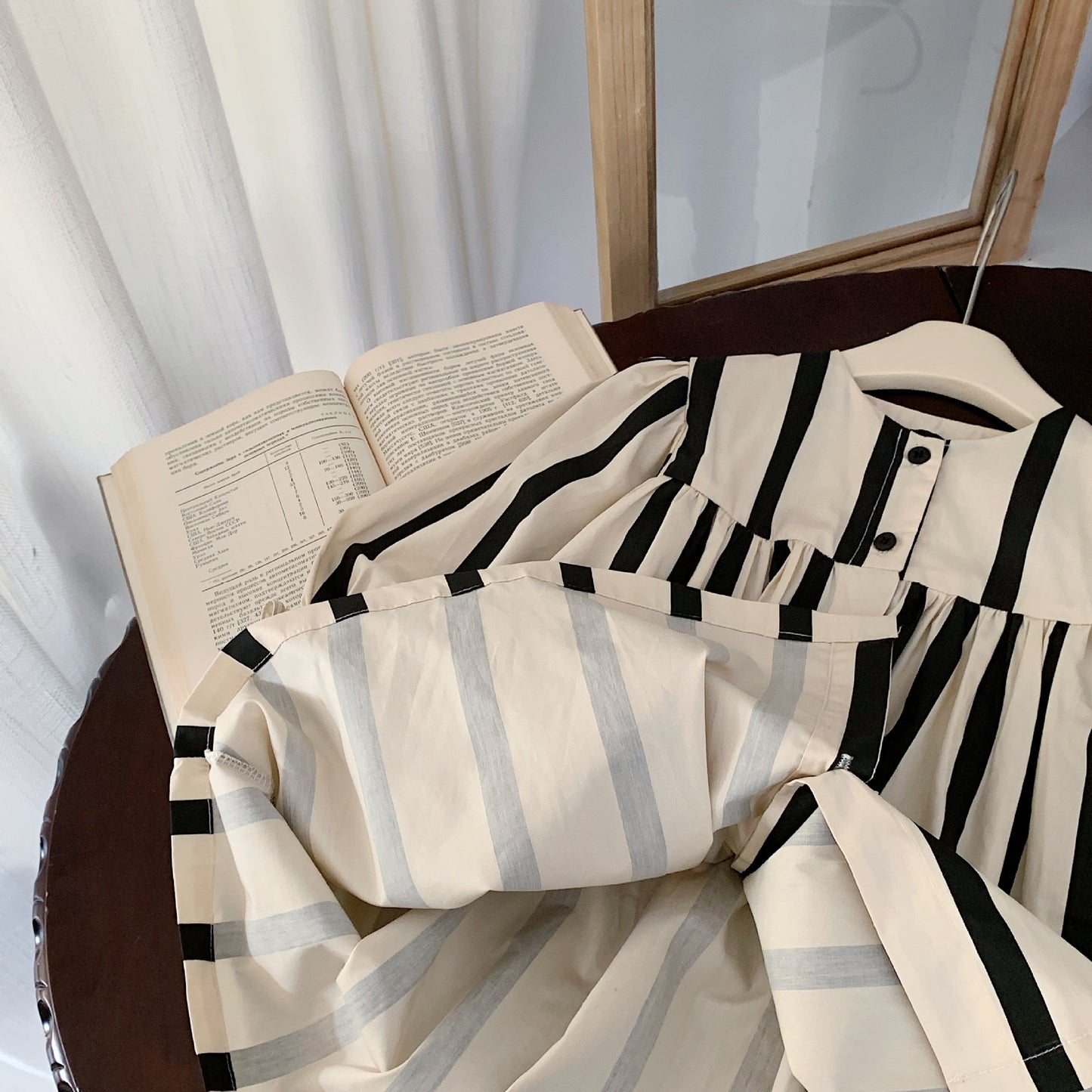 Vestido Infantil de Rayas