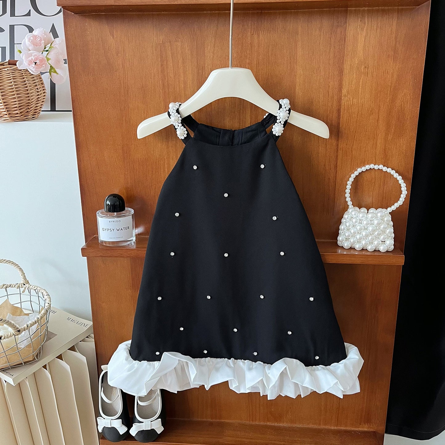 Vestido Infantil Perlas