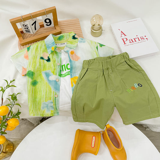 Conjunto Infantil Hombre 3 Piezas Verano