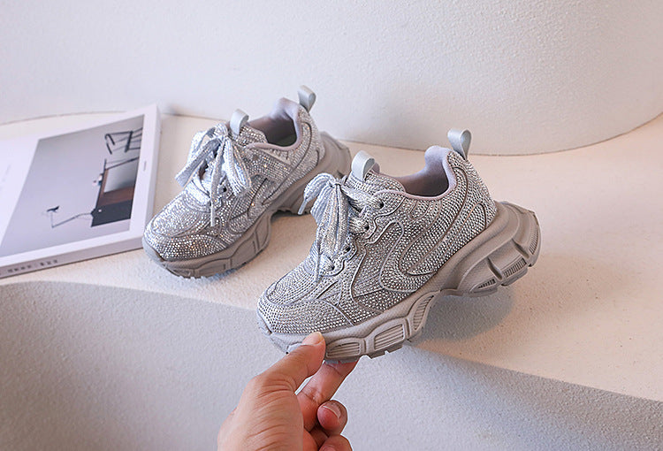 Zapatillas Deportivas Brillantes para Niños