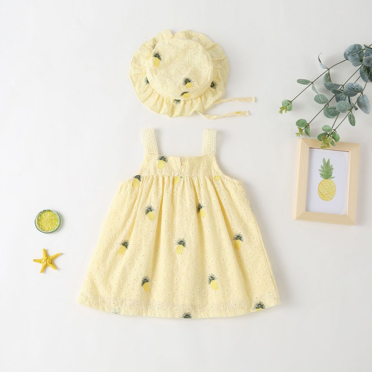 Vestido Infantil Piña Verano