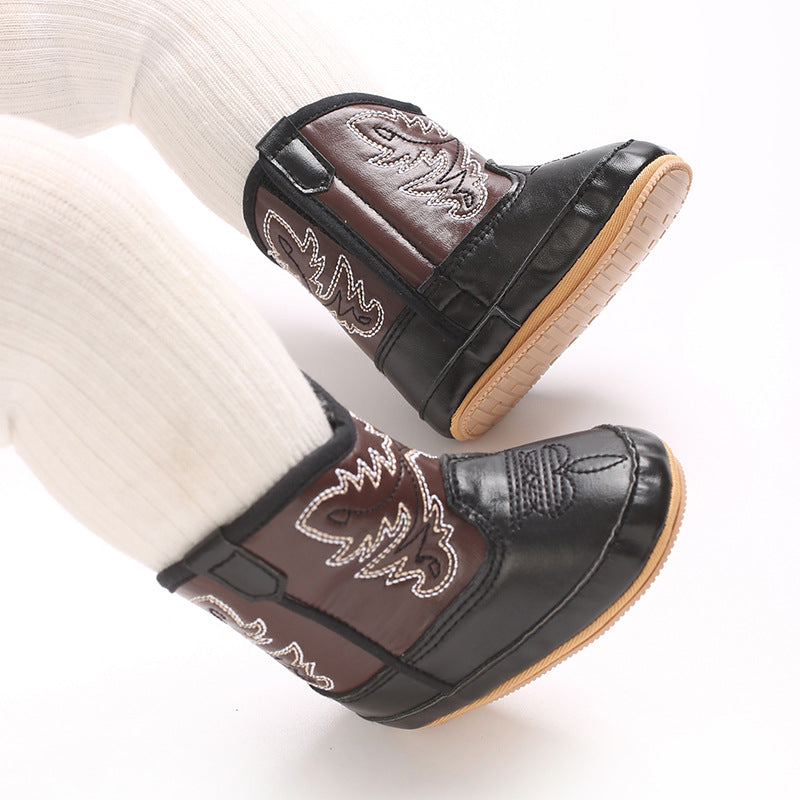 Botas de Campo Bordadas para Niños