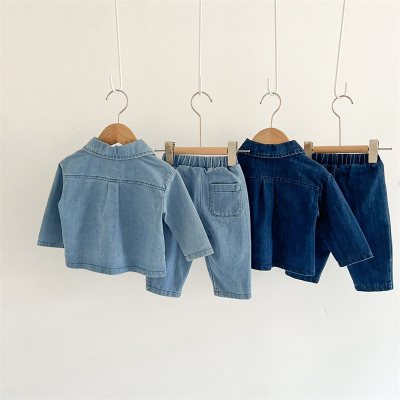 Conjunto Infantil Bolsillos Jeans