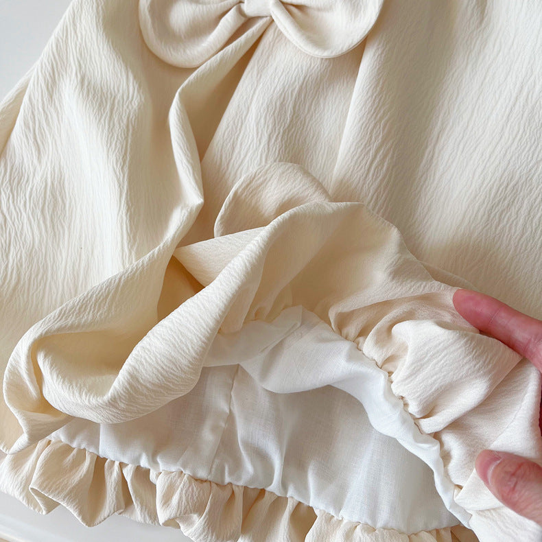 Vestido/Conjunto Infantil Con Lazo