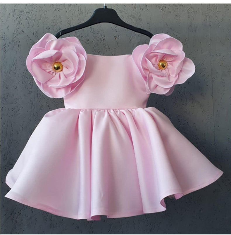 Vestido Infantil Florecitas