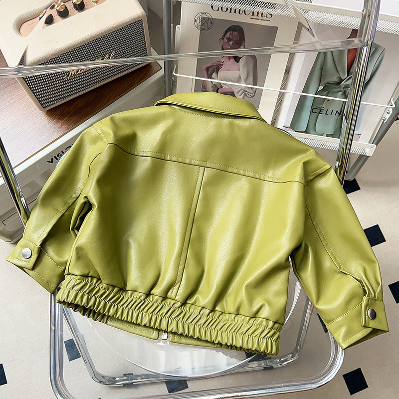 Chaqueta  Bolsos de Cuero para Niños