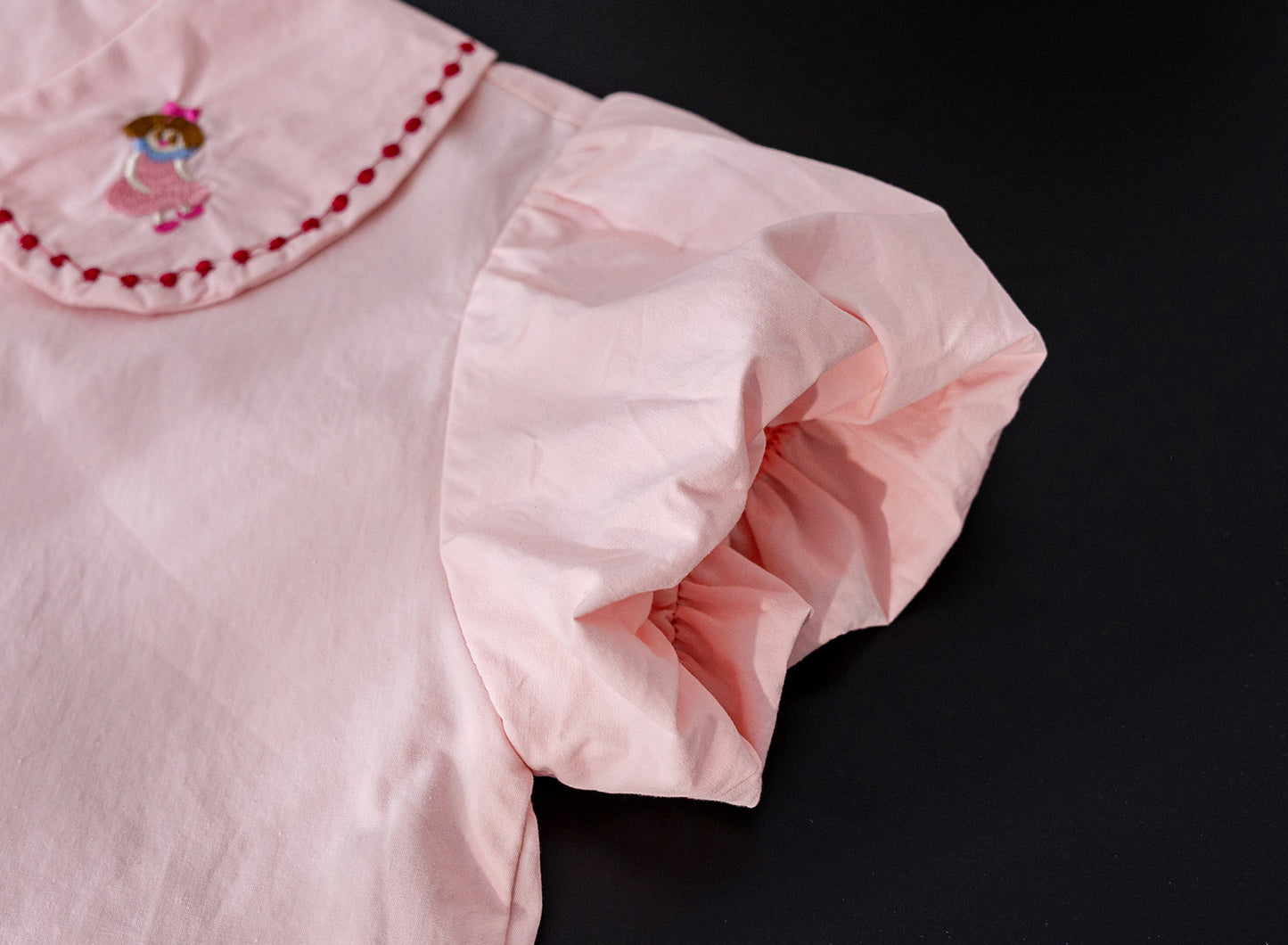 Blusa Infantil Golinha de Mujer de Color Rosa