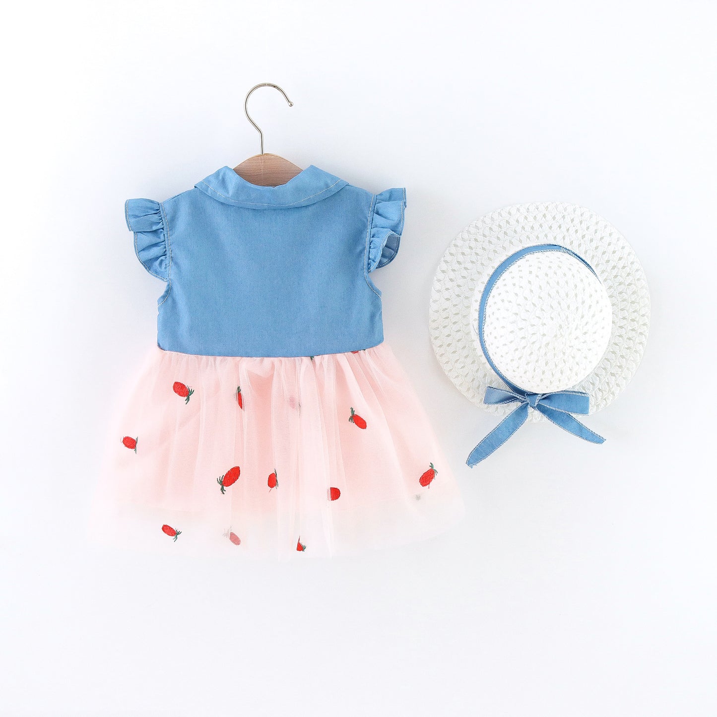 Vestido Infantil Piña y Jeans