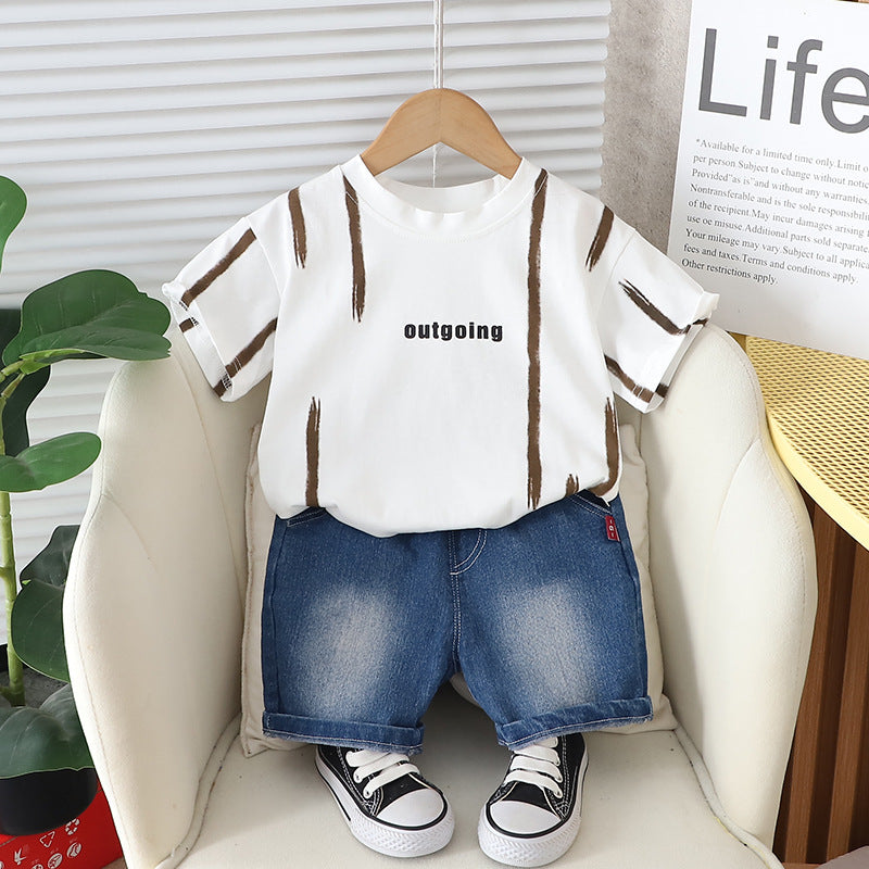 Conjunto de Camiseta y Jeans para Niño