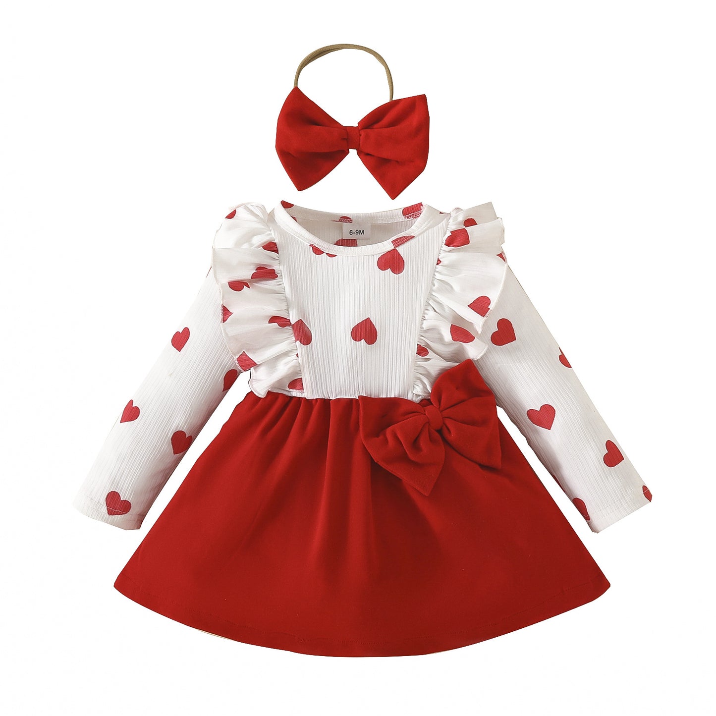 Vestido Infantil Corazones