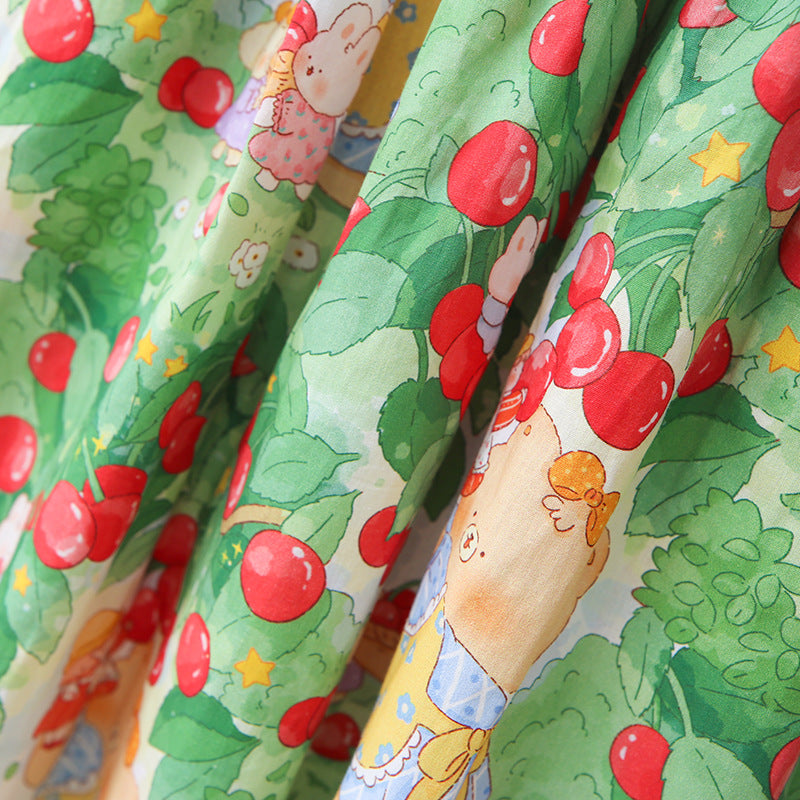 Vestido Infantil Cuello Cerejinhas