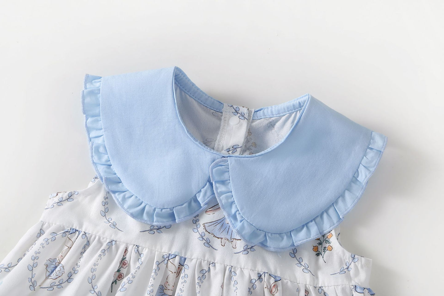 Vestido Infantil Conejita Azul