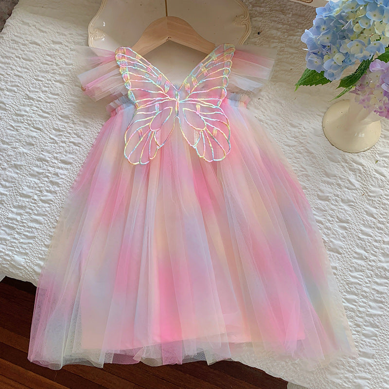 Vestido Infantil Tul Colores Asinha