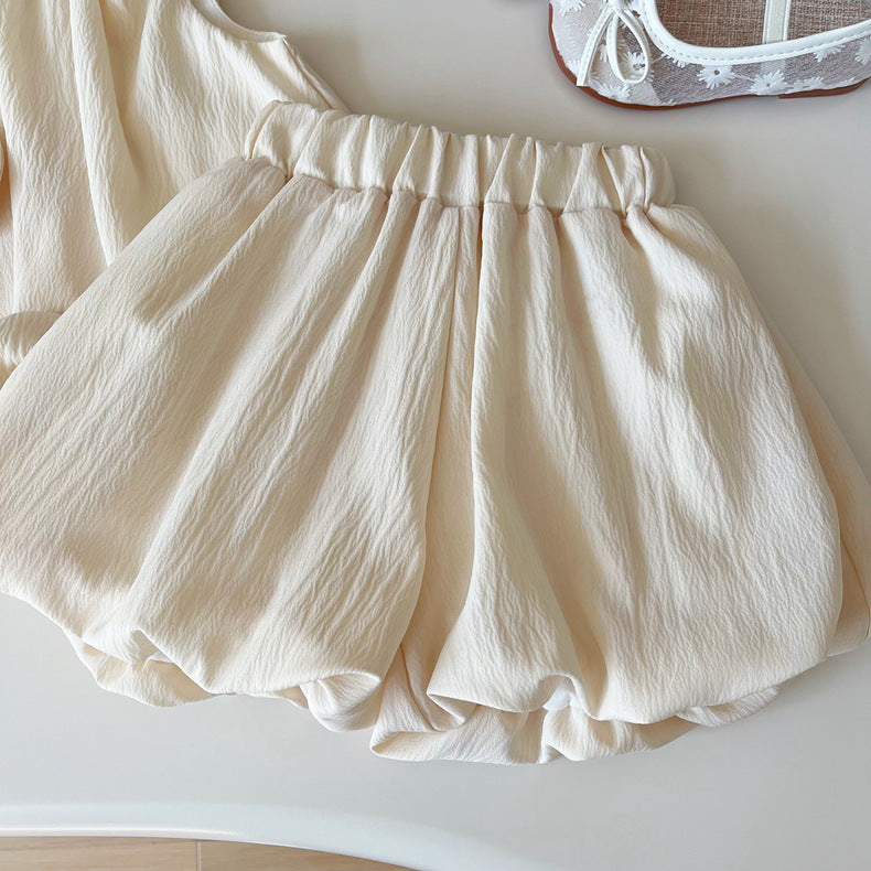 Vestido/Conjunto Infantil Con Lazo