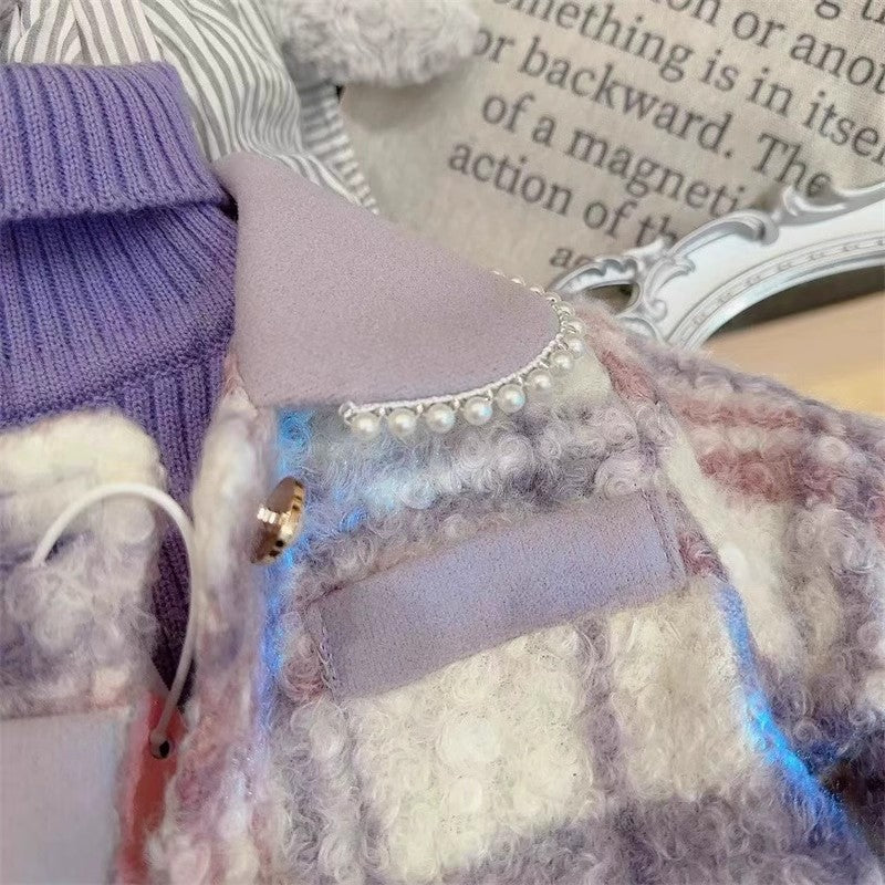 Conjunto Infantil de Invierno con Lazos