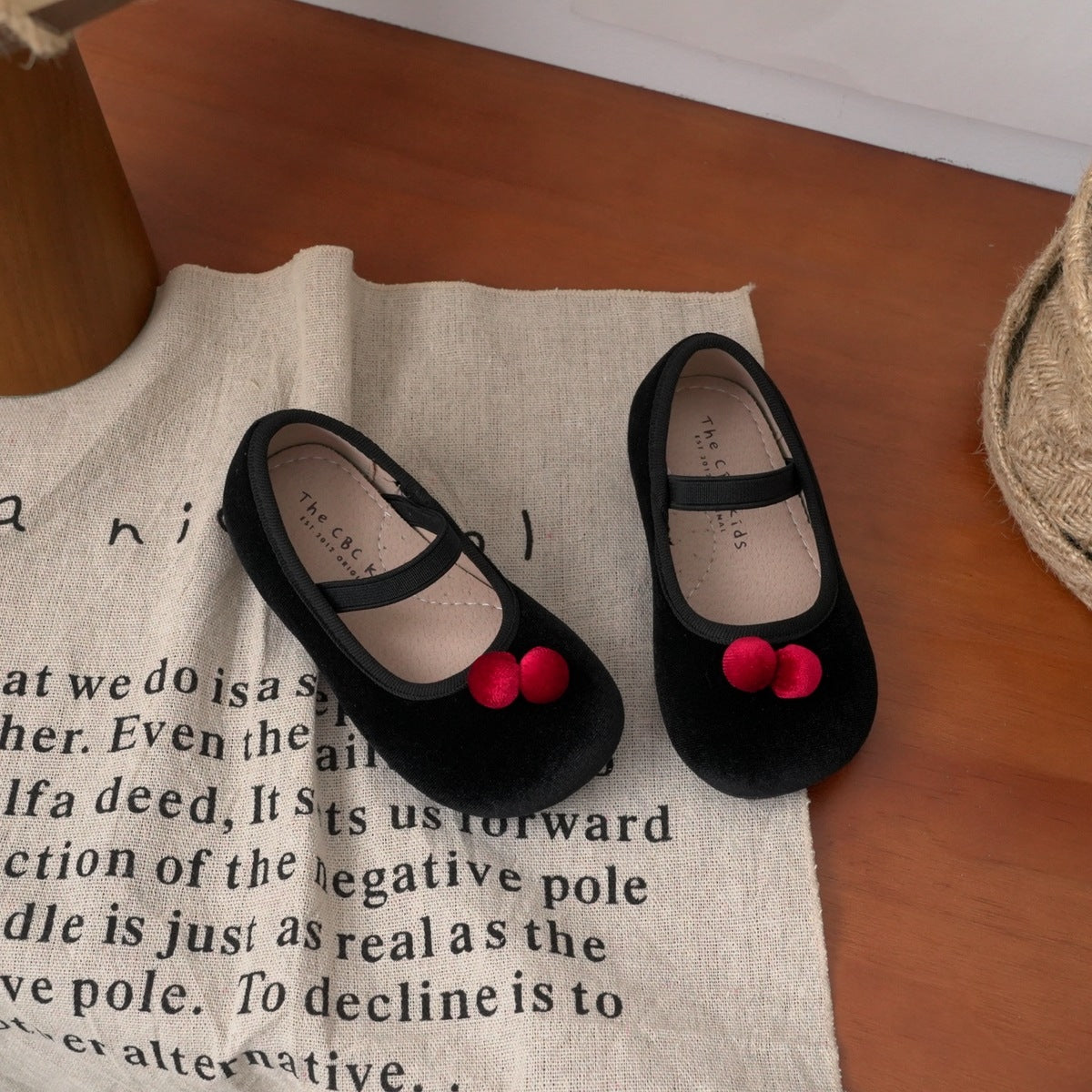 Zapatillas Cerejinha Terciopelo Infantil