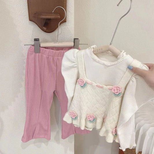 Conjunto Infantil de Flores de Invierno