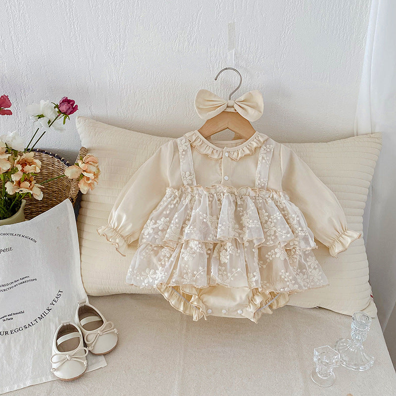 Body de tul floral para mujer