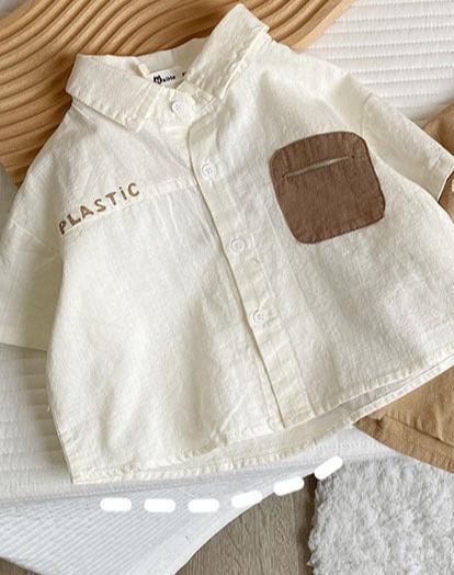 Camisa Infantil de Verano Para Hombre