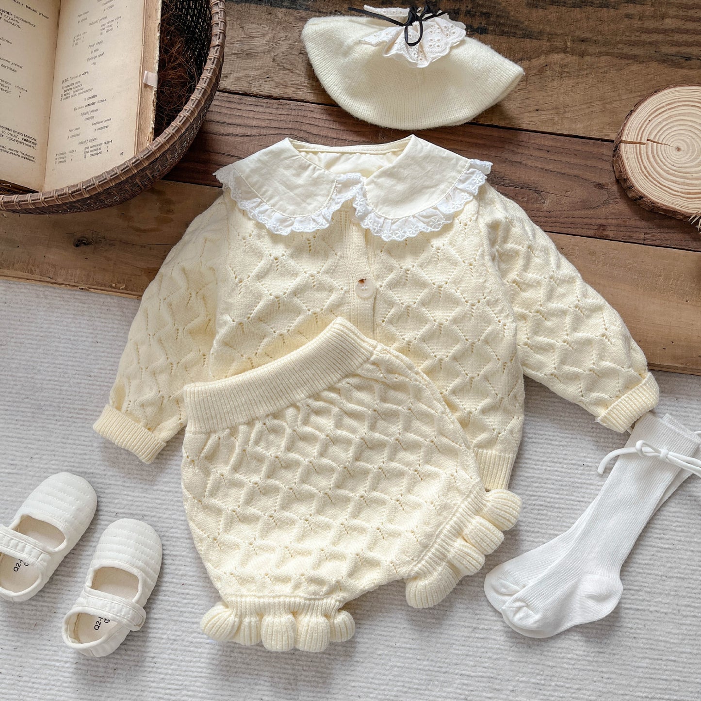 Conjunto de Punto para Niñas