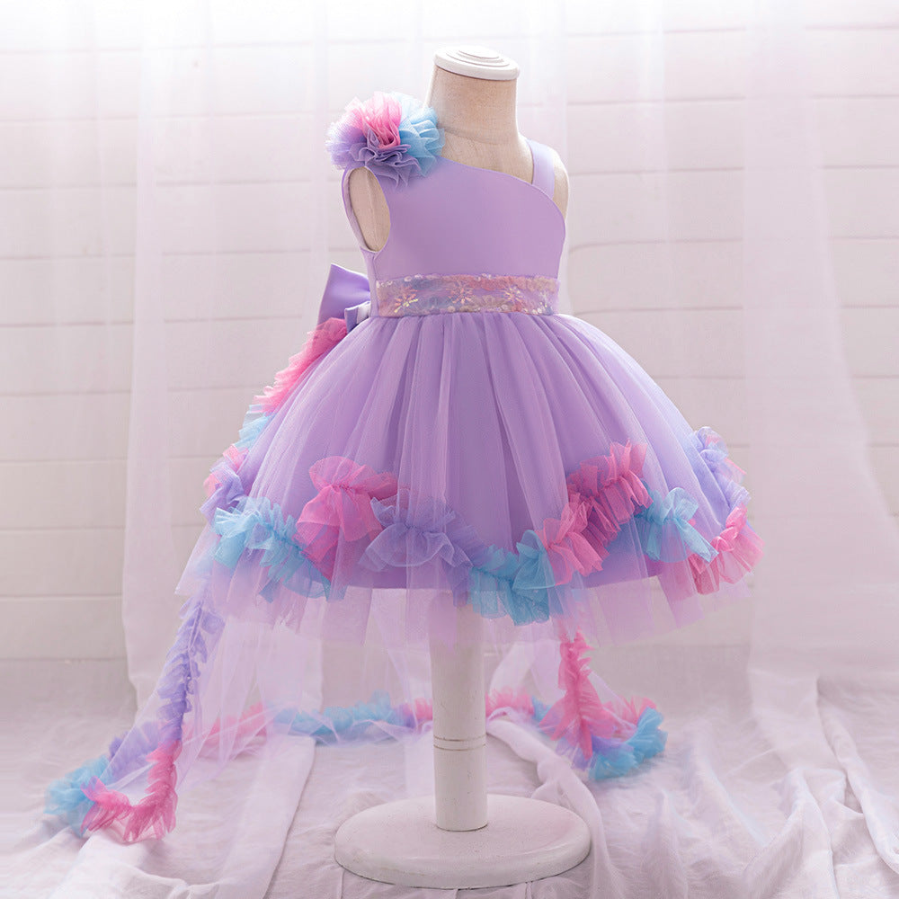 Vestido de Fiesta Infantil Colores