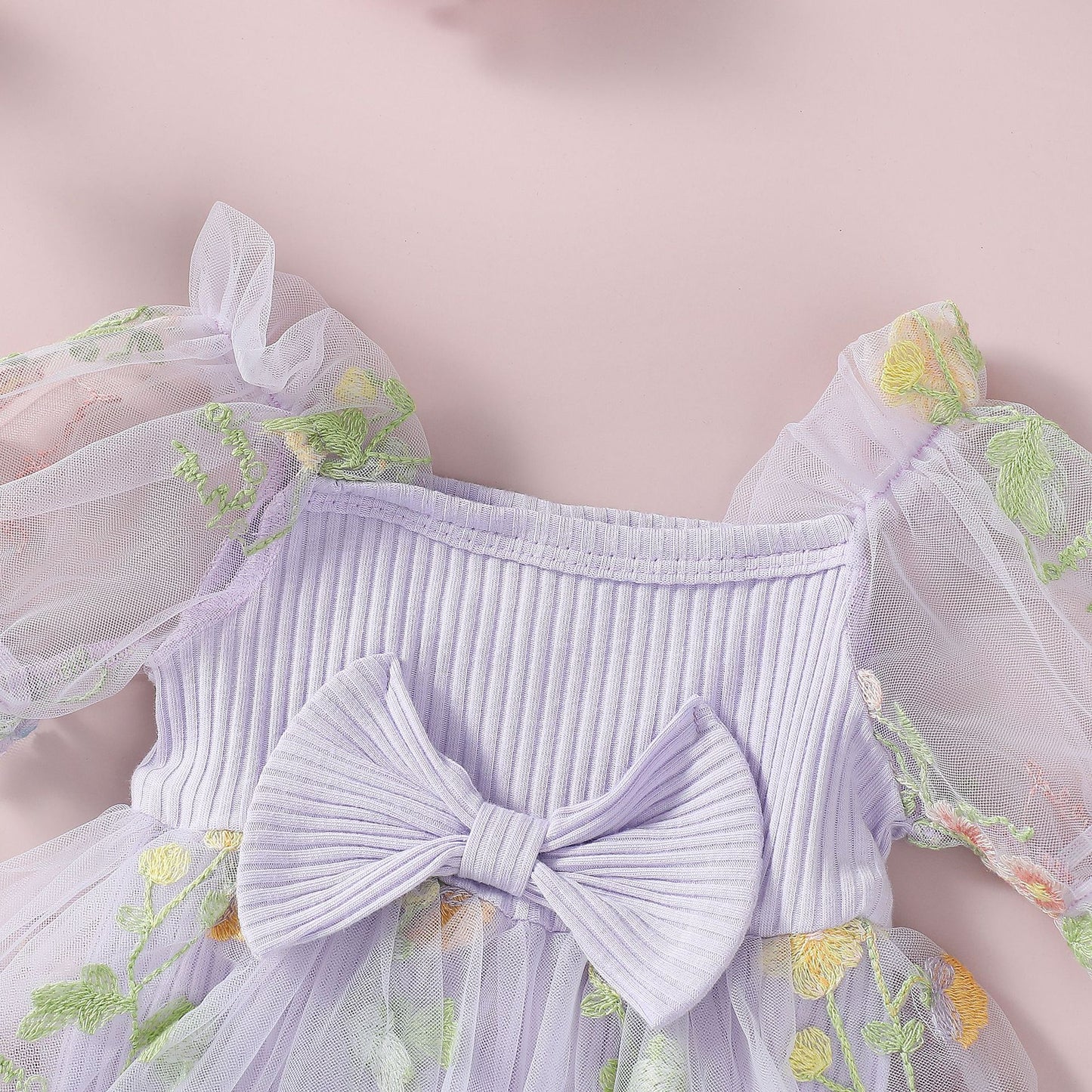 Body infantil de Encaje Floral