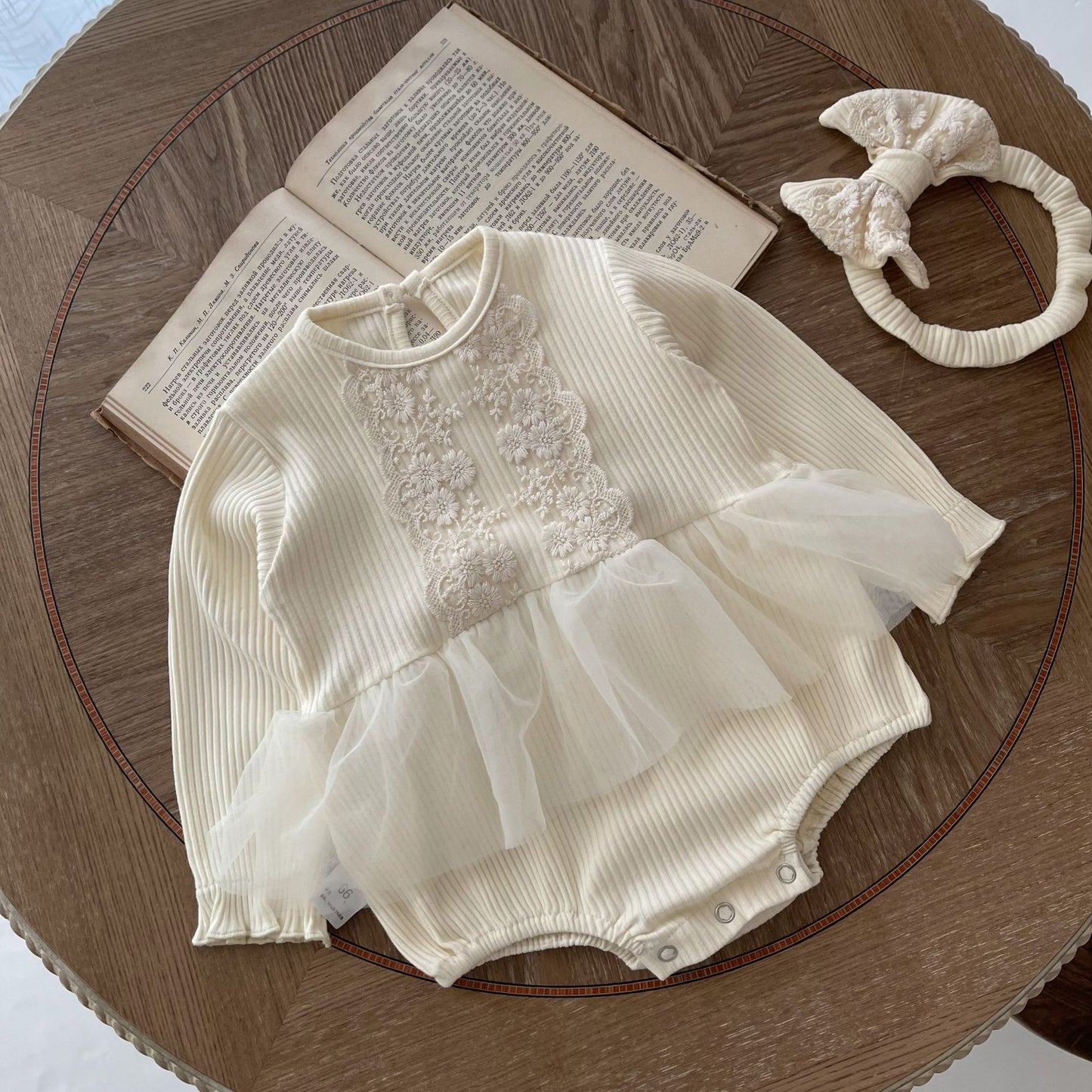 Body de Encaje y Tul para Niñas