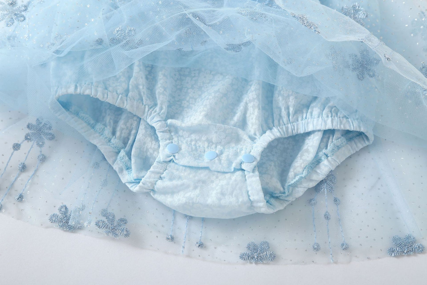 Vestido Infantil con Lazo Brillante